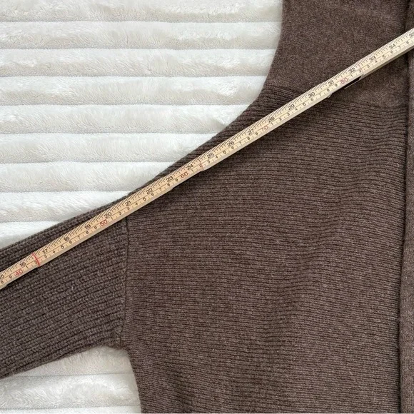 ALLSAINTS Lori Blanket Cardigan Oversized Wool Cashmere Asymmetrical Drape M/L - Picture 10 of 10